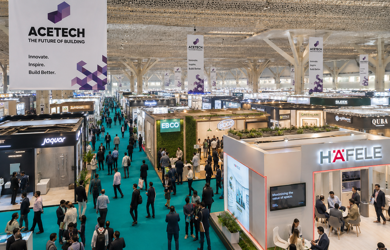 exhibition stall design for Acetech